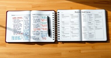 comparing lean and business canvas