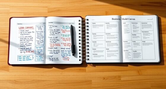 comparing lean and business canvas