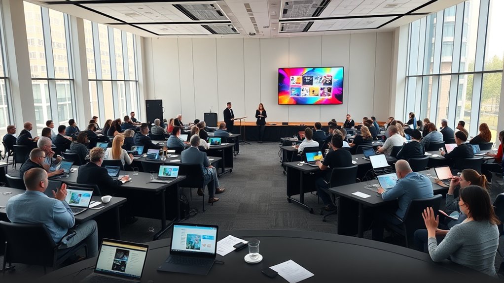 large group session management