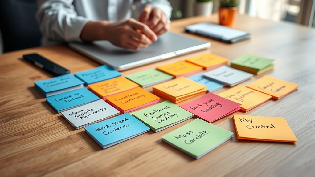 organize content using card sorting