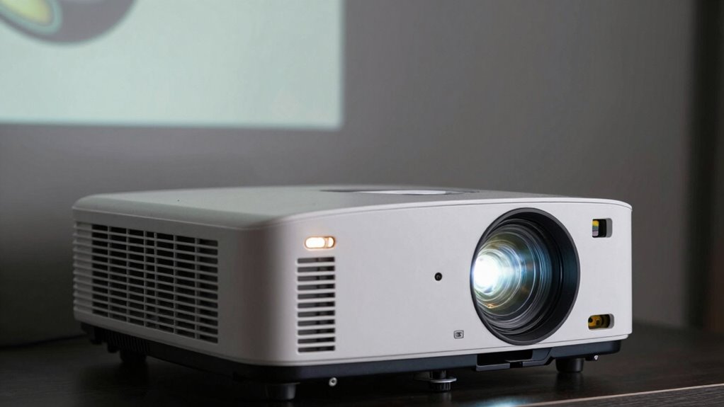 adjust projector brightness accordingly