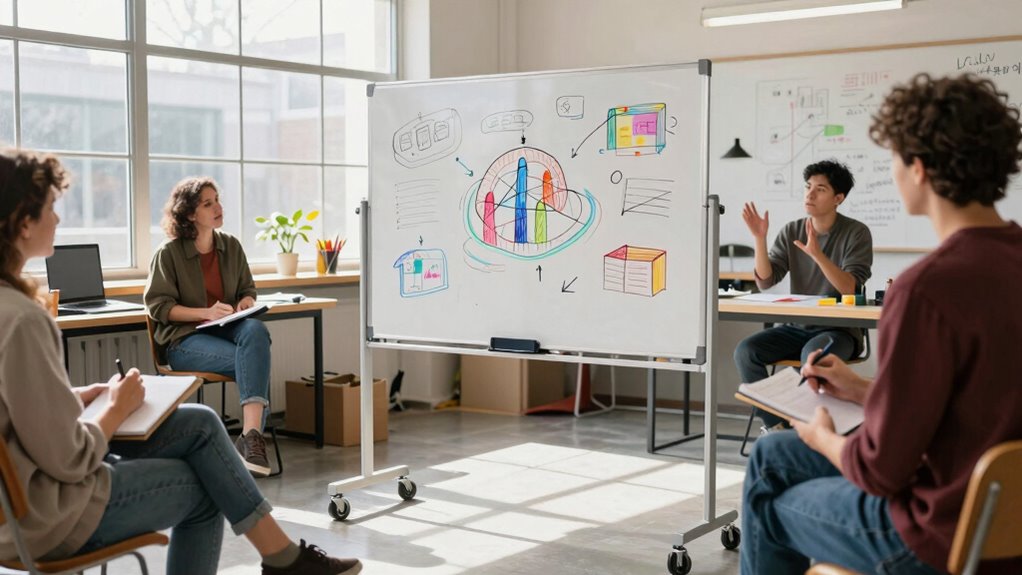 colorful durable mobile whiteboards