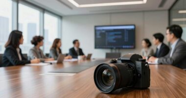 conference camera view misreading