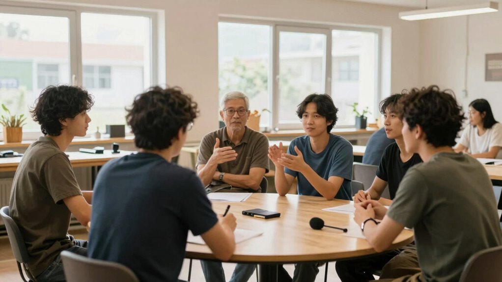 create relaxed authentic conversations