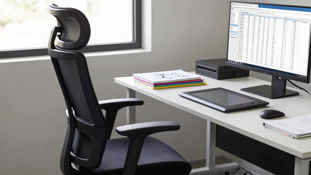 customized ergonomic workspace setup