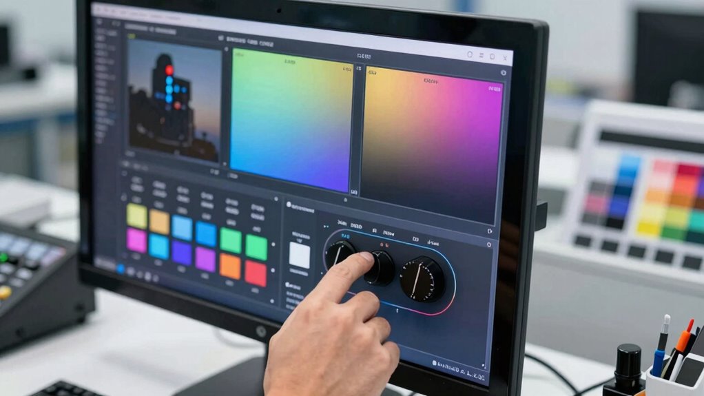 display calibration and adjustments