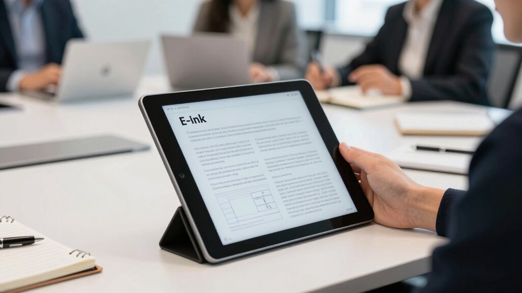 e ink enhances meeting focus