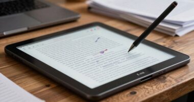 e ink pdf markup speed