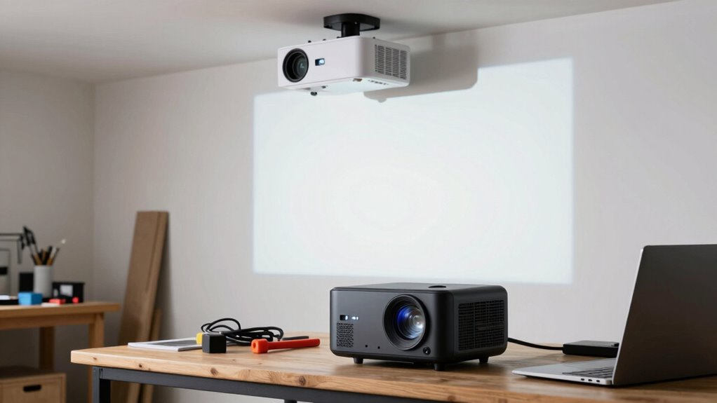 ease of projector setup