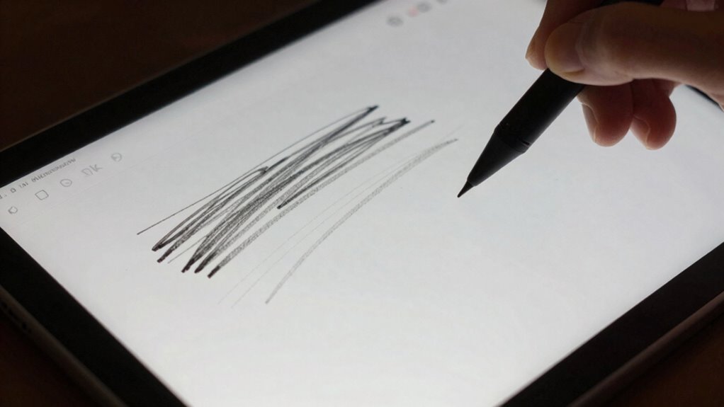 enhanced e ink stylus responsiveness