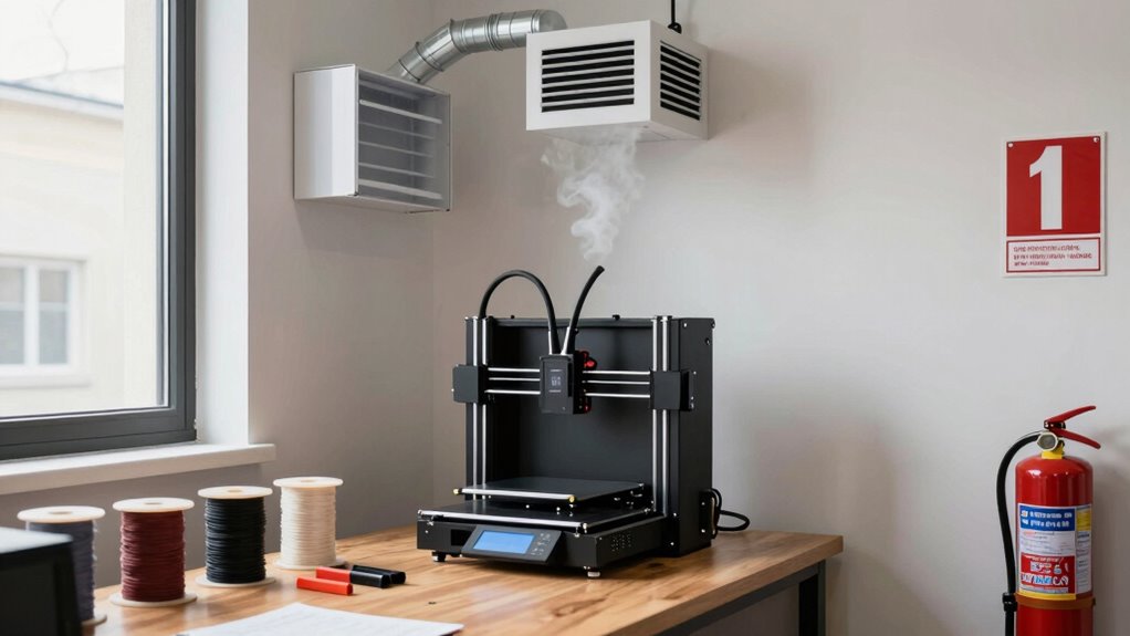 ensure proper ventilation safety