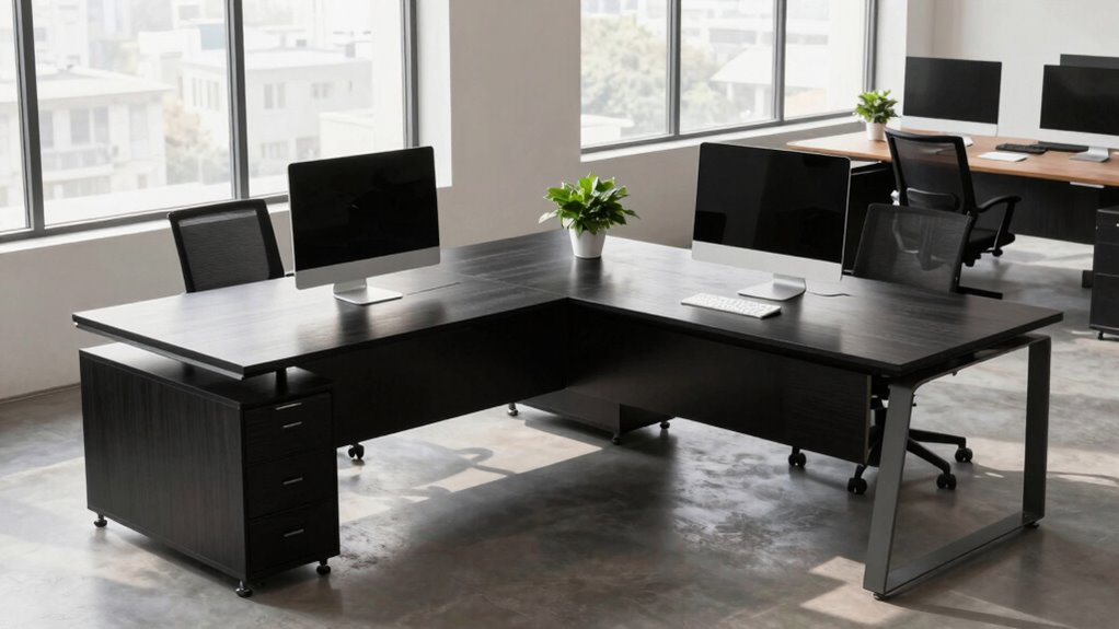 ergonomic spacious stylish workspace