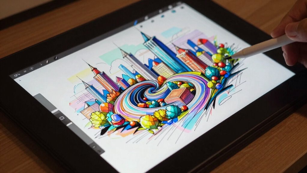 essential sketching display features