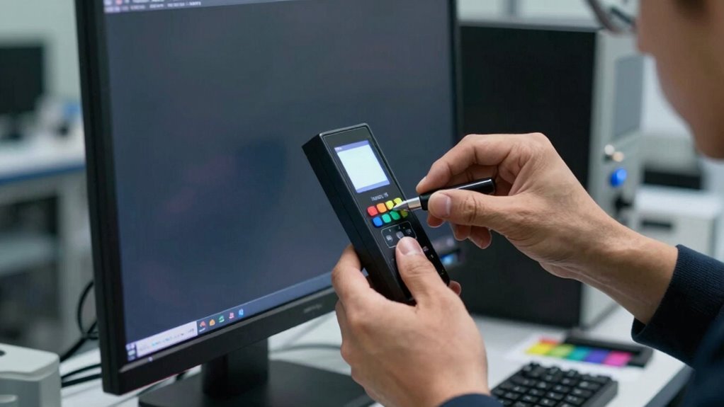 factory calibration ensures display quality