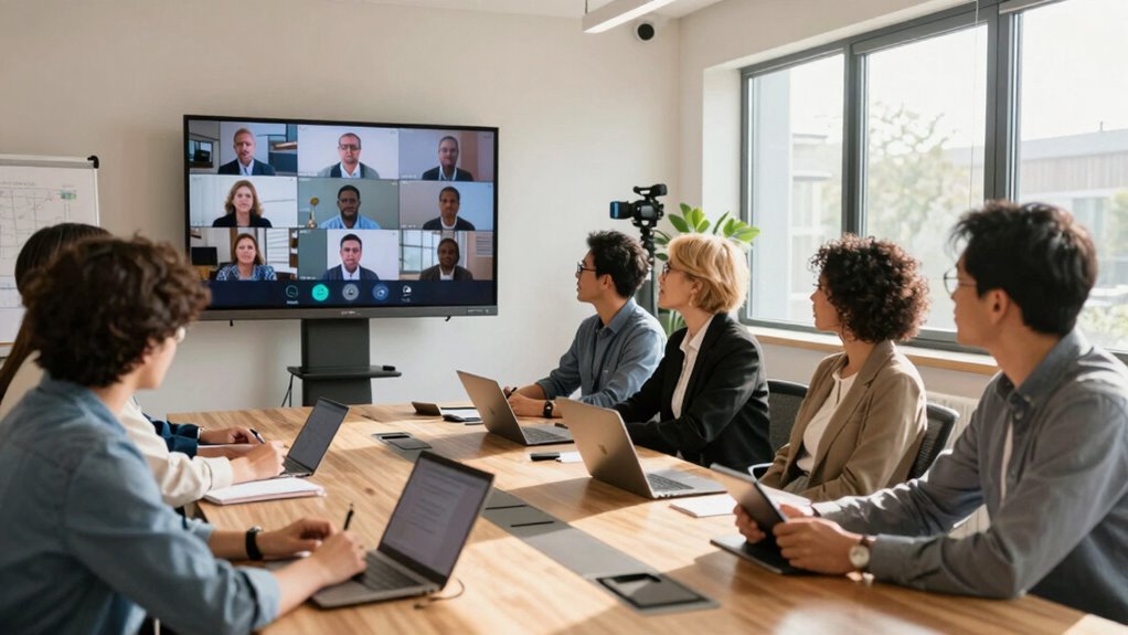inclusive remote meeting setup
