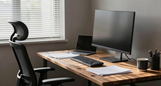 incorrect desk height affects focus