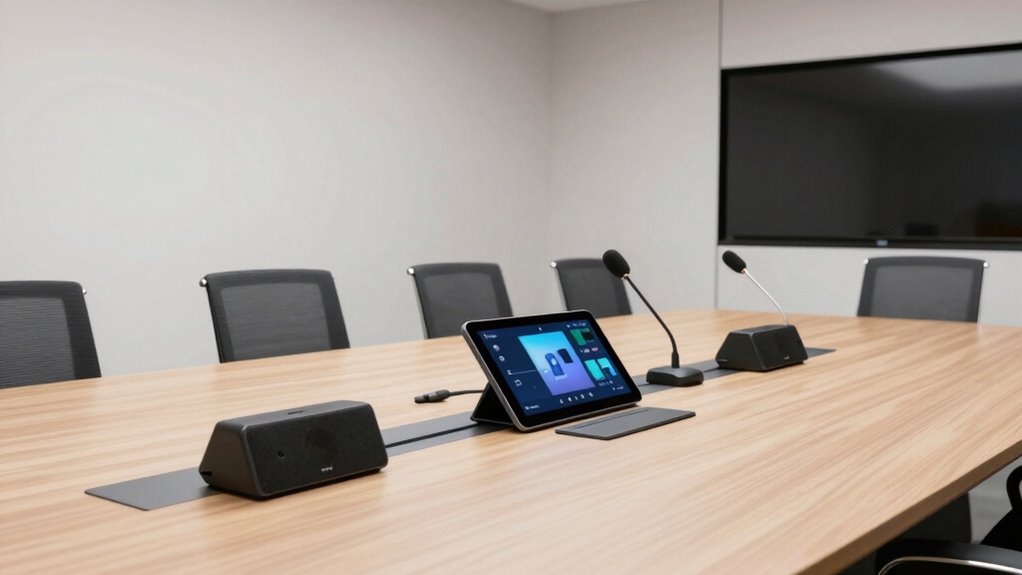 integrated simplified meeting setup