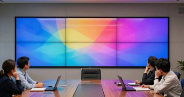 large display hampers teamwork