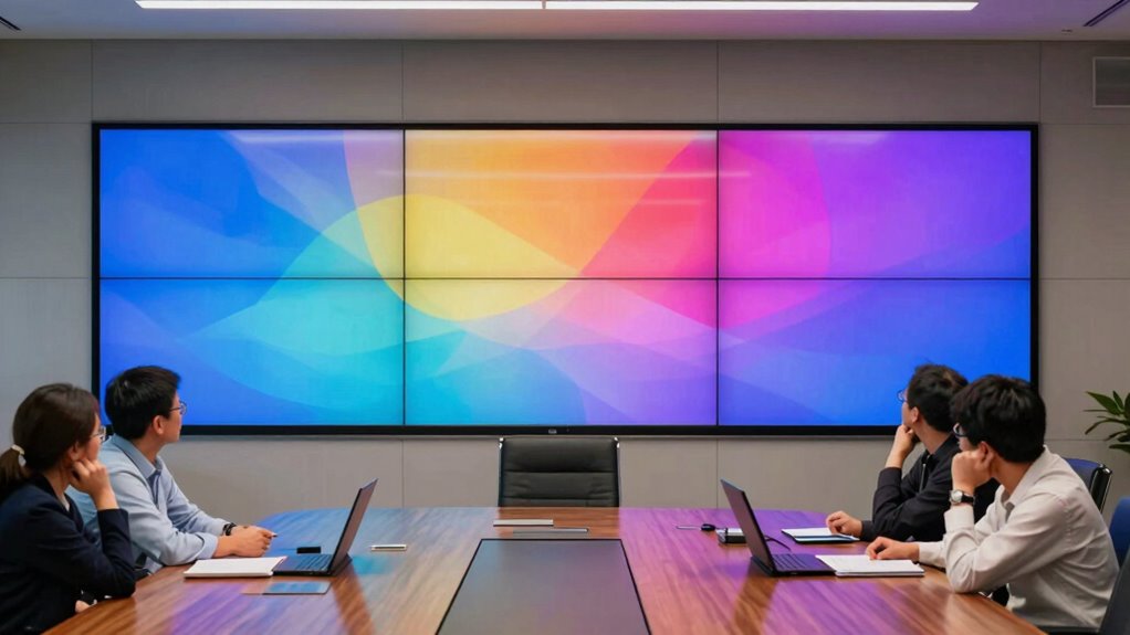 large display hampers teamwork