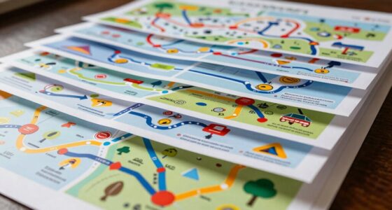 multiple layered journey maps