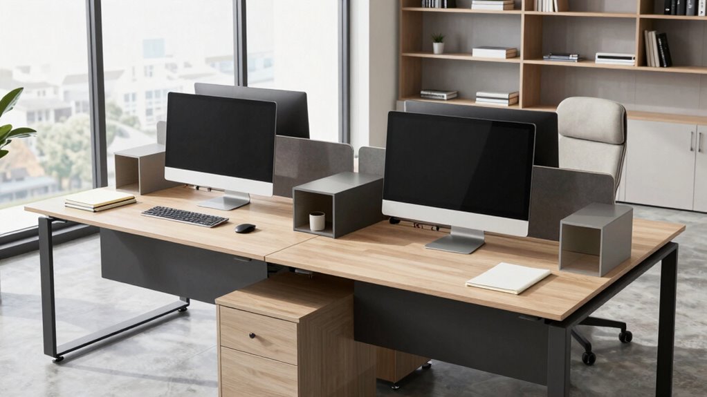 optimal desk depth selection