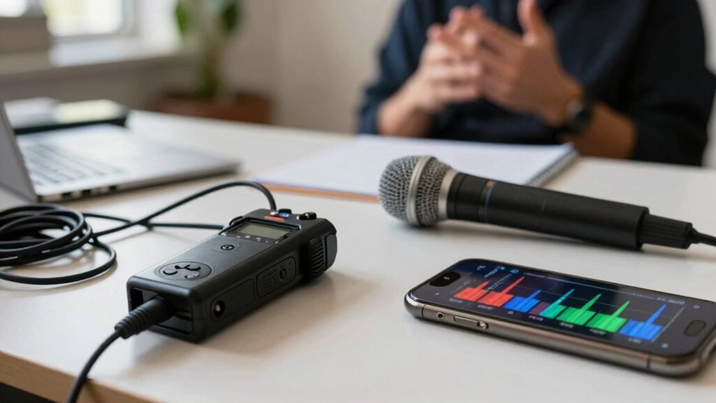 optimal interview audio setup