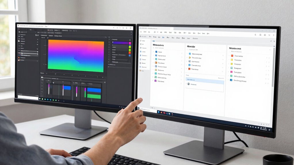 optimize display for productivity