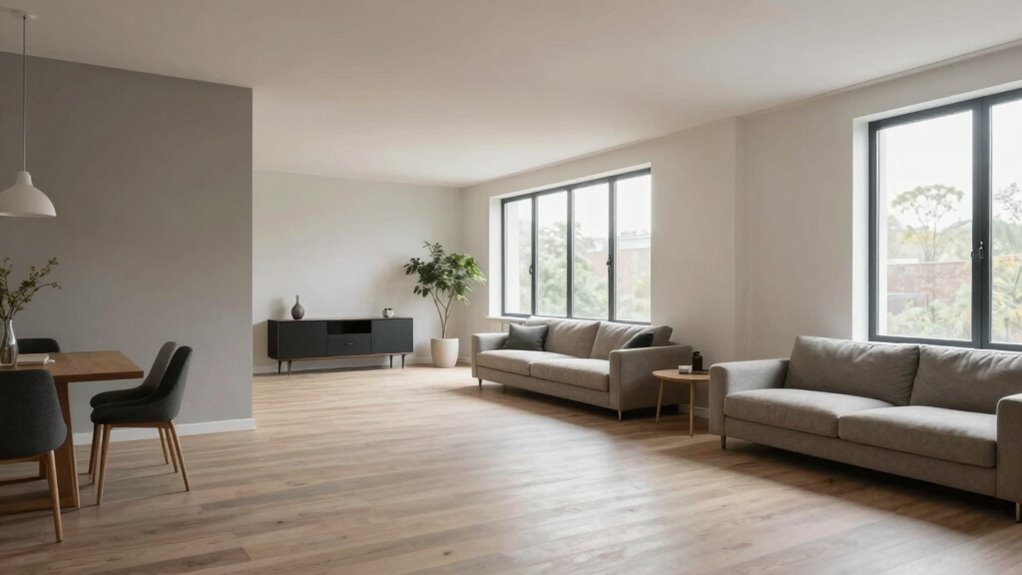 optimized furniture and pathways