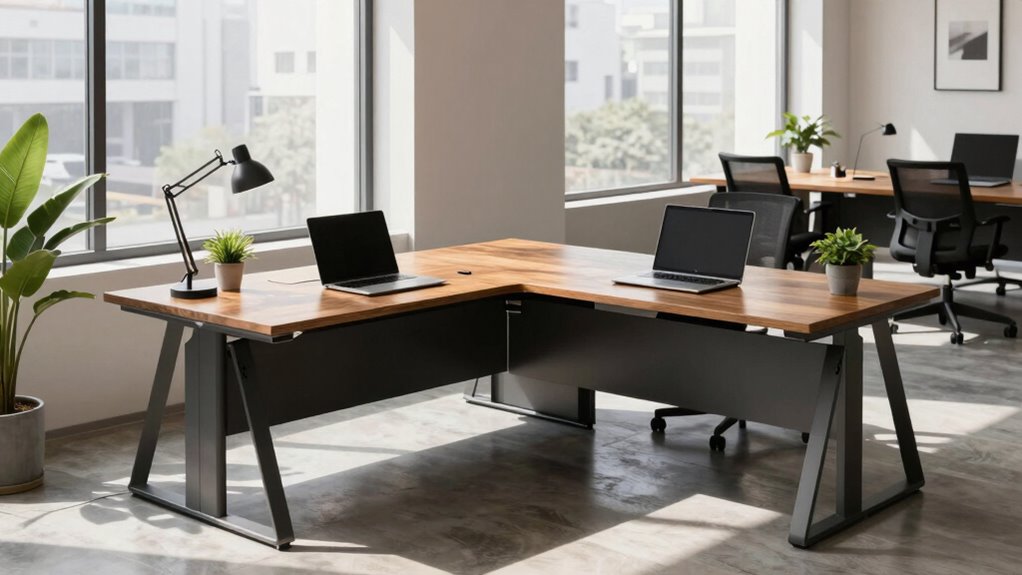 organized ergonomic focused workspace