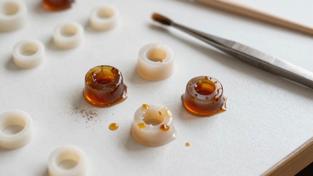 organized workspace for resin