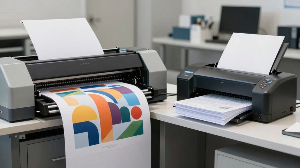 printer type workflow impact