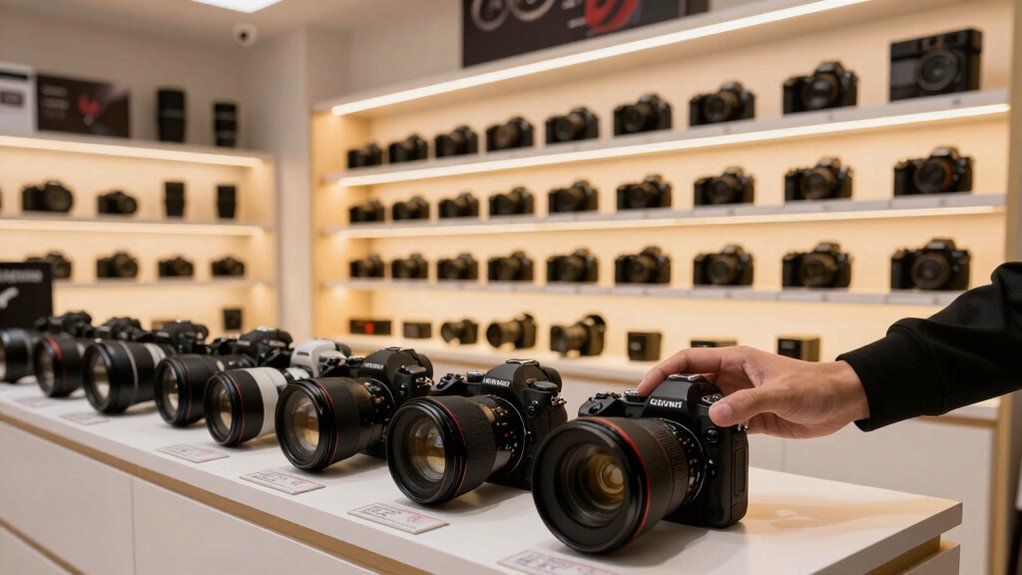 renting camera for flexibility