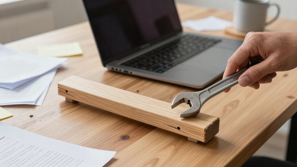 simple desk stability improvements