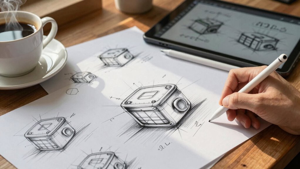 sketching enhances digital clarity