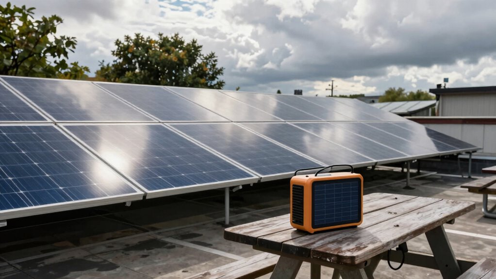 solar unreliability in weather