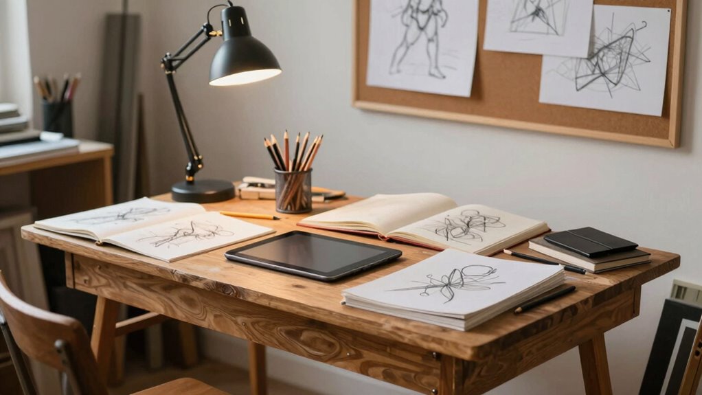 stable organized critique workspace