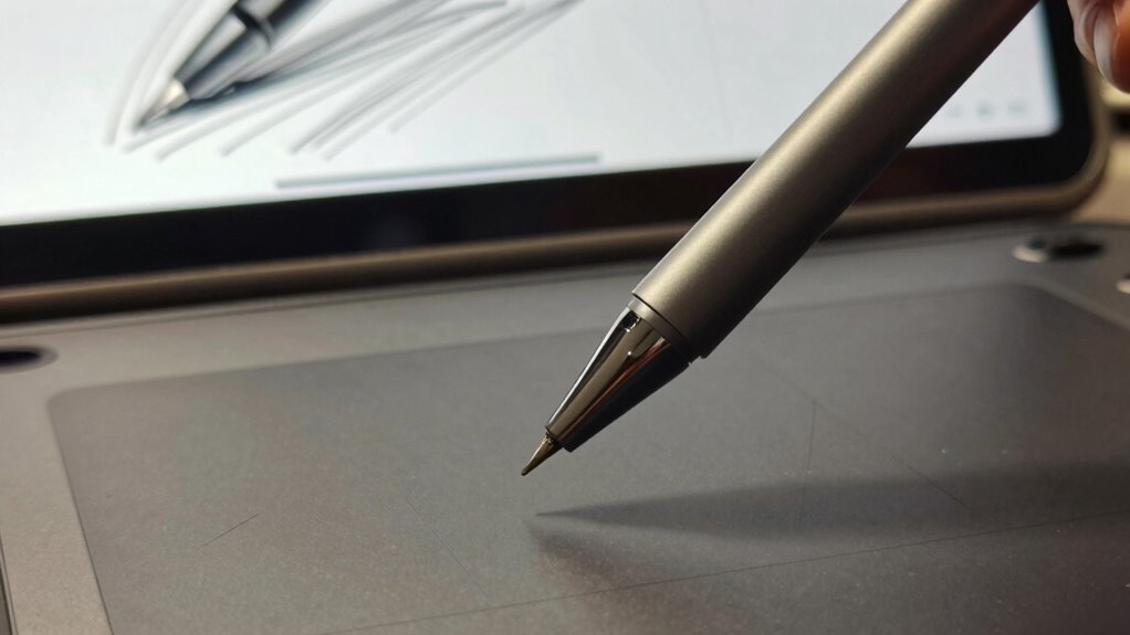 stylus features enhance drawing precision