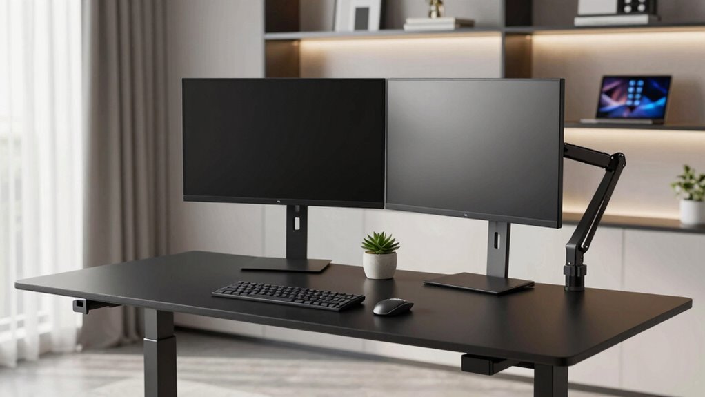top dual monitor desks