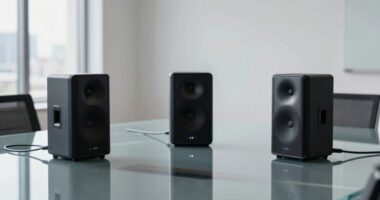 top speakerphone with daisy chaining