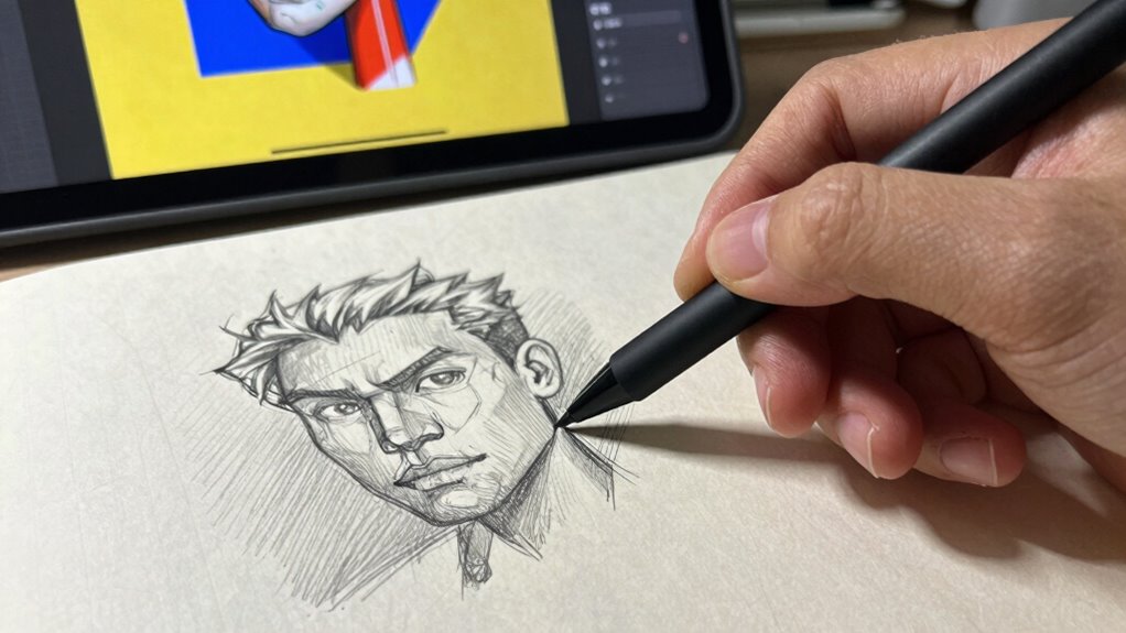 touch enhances artistic creativity