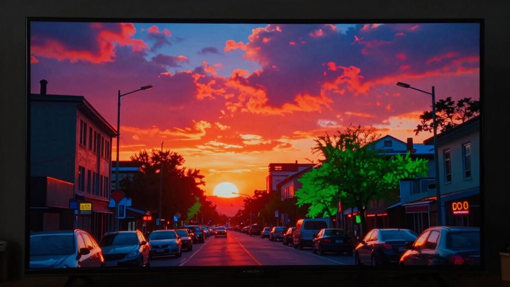 vivid cinematic color reproduction