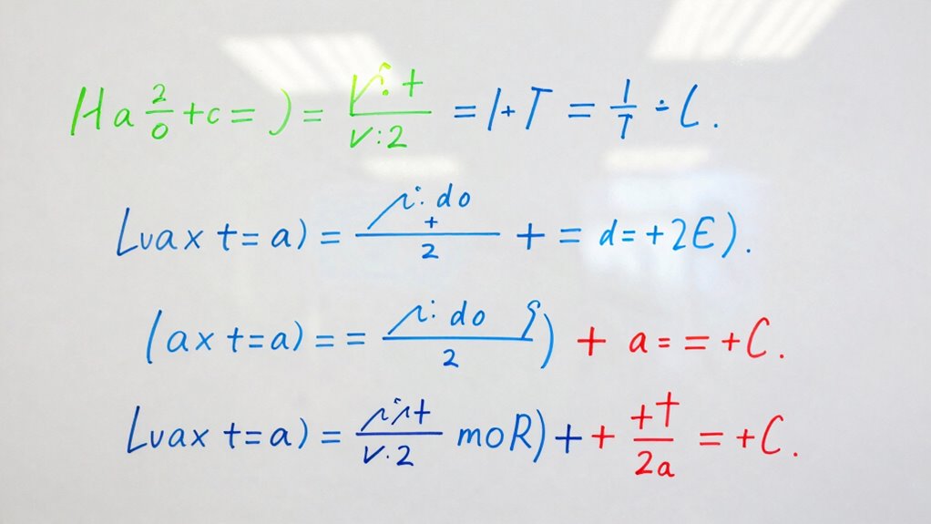 whiteboard size calculation