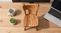 camilo huinca carves personal histories into sculptural wooden chairs