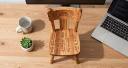 camilo huinca carves personal histories into sculptural wooden chairs
